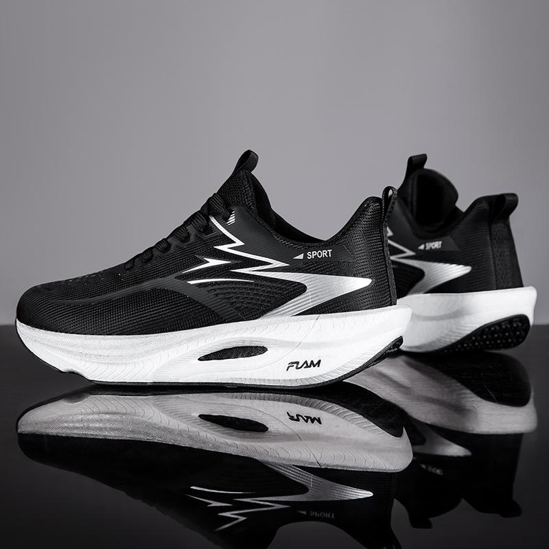 2026 Spring New Couple Running Shoes, Sporty Running Shoes, Lightweight Breathable Mesh Sport Sneakers, Comfortable Textile Casual Shoes for Men and Women