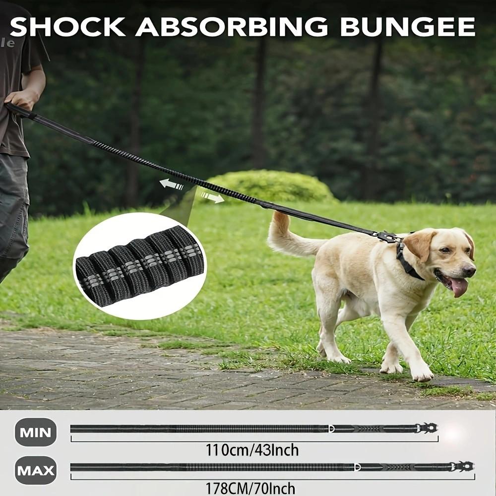 Pet Frog Buckle Leash for Medium to Large Dogs, Tactical Safety Harness, Adjustable Dog Rope, Anti-Pull Dog Chain, Cross-Border Use, Adjustable Length, No Pull Harness