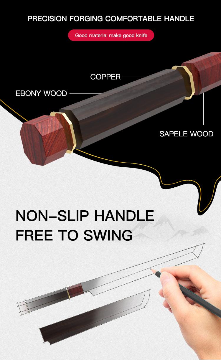 FINDKING Prestige Series Sakimaru Knife with Walnut Cover, Japanese SKD11 Damascus Steel Blade, Ebony Wood Octagonal Handle, Professional Sashimi Sushi Fish Knife (10.5 Inches, with Wooden Gift Box)