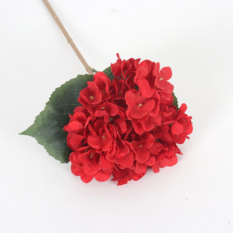 4 Pcs Leafy Artificial Hydrangeas, DIY Home Decor, Hotel Wedding Centerpieces, Low Maintenance, Evergreen All Year Round