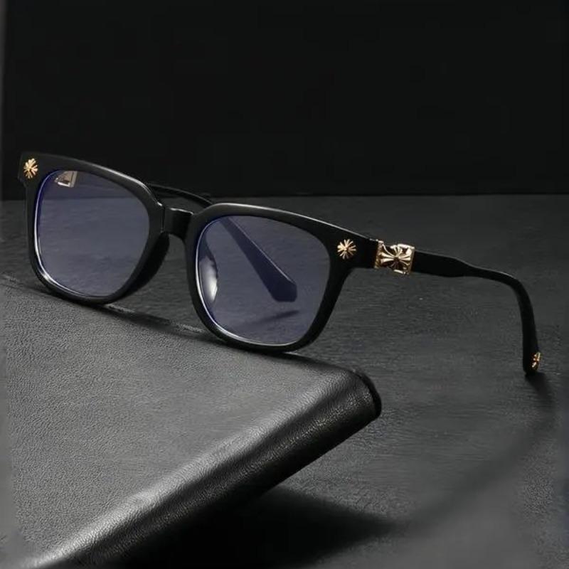 Save Big On Bulk Square Frame Blue Light Glasses Men Women Anti Blue Light Glasses Frame Vintage Large Square Eyeglasses Blocking Blue Ray Oversized - View #9