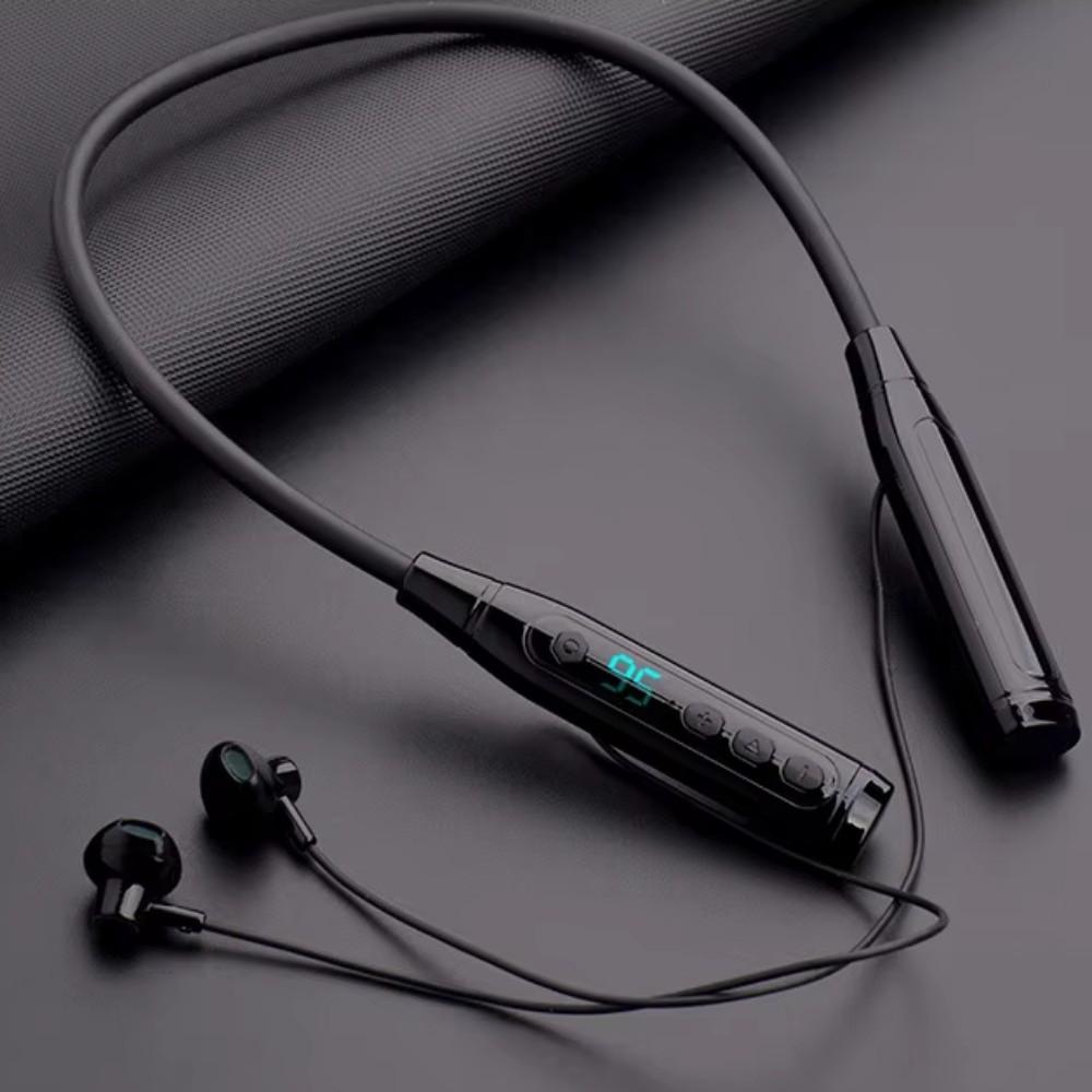 All-Day Audio Playback Earbuds, Wireless Neckband Head,Stereo Bass,Ultra Long Lasting Battery,Magnetic Suction Ear  For Sports outdoor Running Cycling Gaming  Music Workout Gym, Headset In Ear With Microphone Noise Cancelling