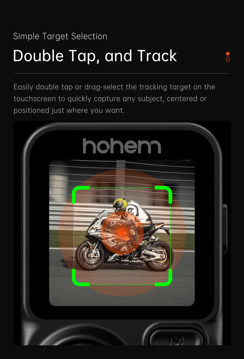 Hohem iSteady M7 AI Tracking Smartphone Gimbal Stabilizer 3-Axis with Magnetic Fill Light/AI Tracking Sensor for iPhone Android with 1/4-inch Color Tochscreen Display,Detachable Remote Controller, Max Payload 500g 2023 Upgraded