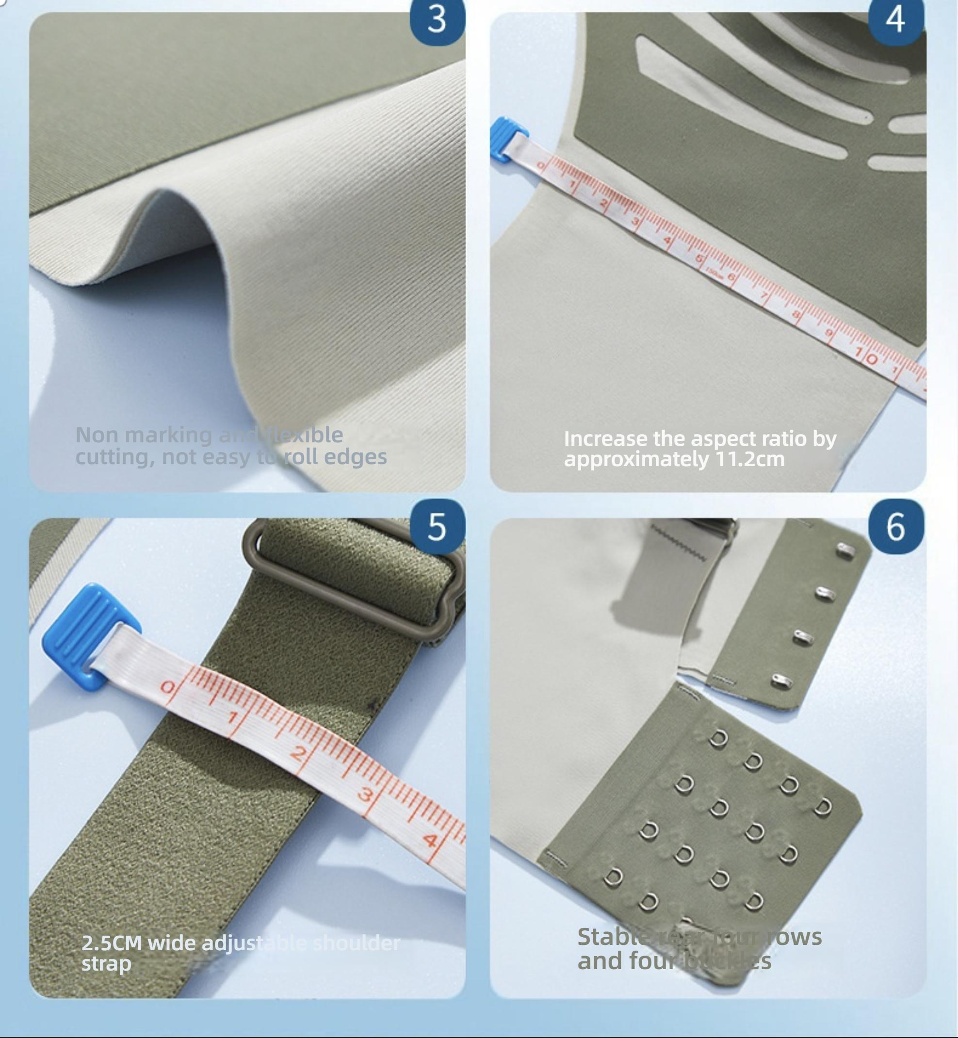 Women's Soft Support Bra, Small Chest Gathered Anti-Drop Running Shockproof Sports Fixed Cup Underwear, Comfortable Everyday Wear