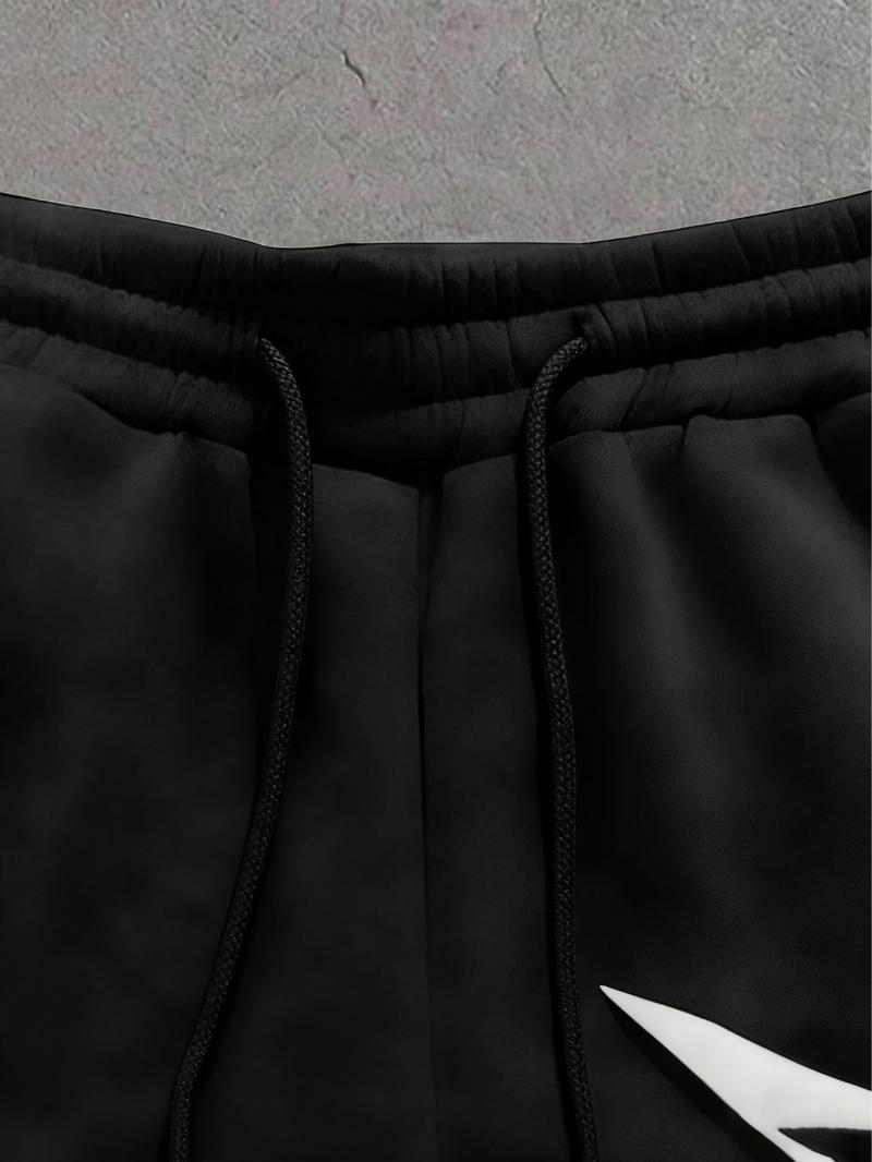 Tiktok Trendy Super Smart Star Pattern Sport Pants, Soft Long Pants, Comfortable Casual Style for Daily & Home Wear, Casual Sporty Trousers