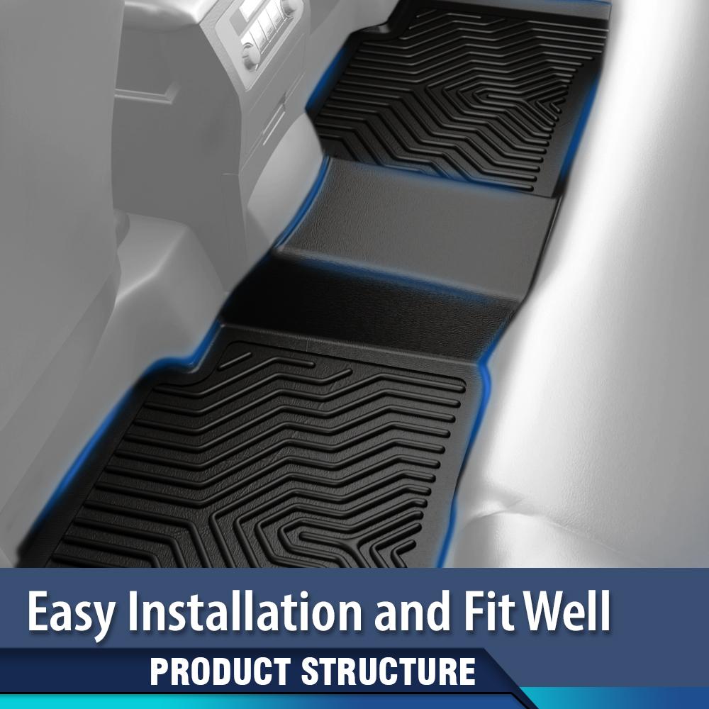 CROSSDESIGN 3PCS Floor Mats for PACIFICA 2017-2025 Plaid 3D Material Cargo Liners All-Weather Car Mats Anti-Slip Trunk Mat Accessories Custom Fit 7 and 8 passenger model CROSSDESIGN 3PCS Floor Mats for PACIFICA 2017-2025 Plaid 3D Material Cargo Liners All-Weather Car Mats Anti-Slip Trunk Mat Accessories Custom Fit 7 and 8 passenger model