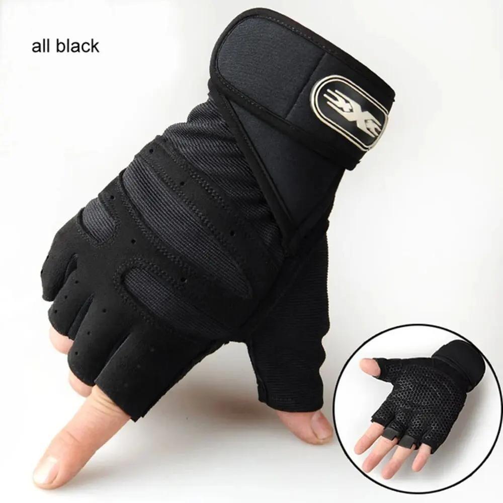 Men's and Women's Fitness Weightlifting Wristband Gloves, Ideal for Gym Exercise Training, Comfortable and Durable Design