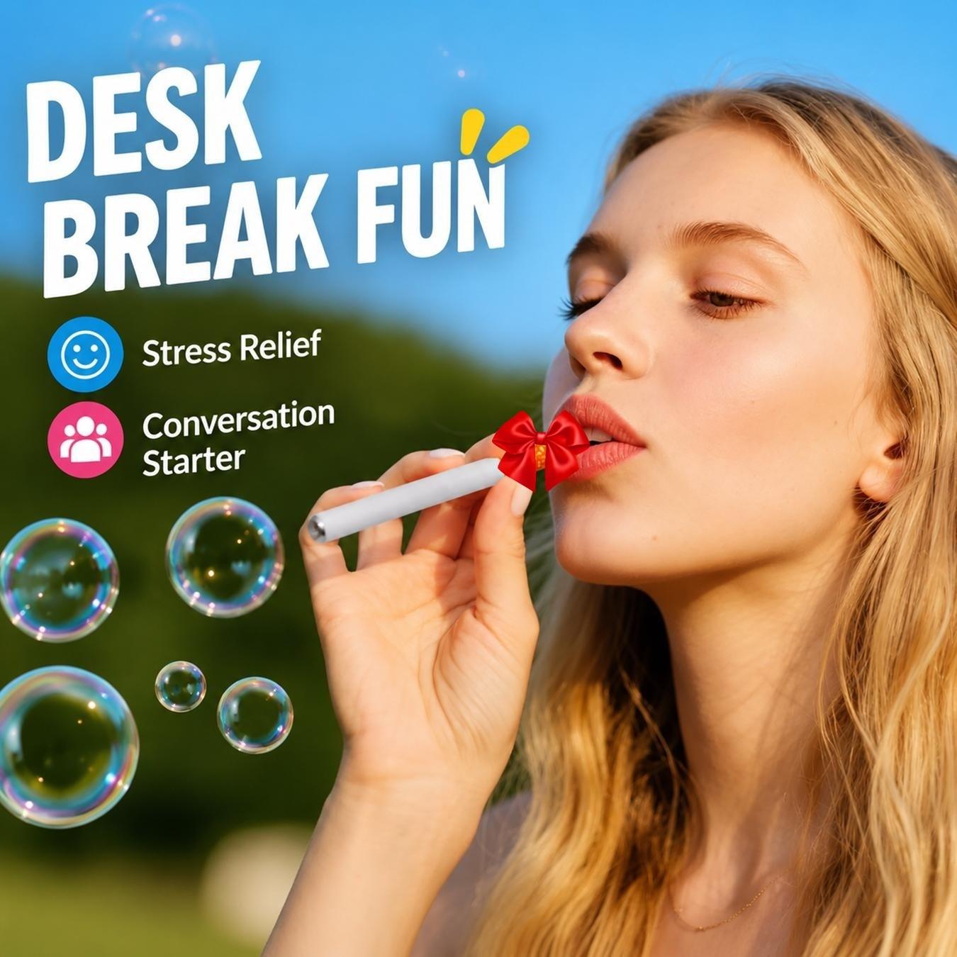 Funny Bubbles Blower, Bubble Maker with Empty Bottle, Bubbles Blower Relax Funny Mini Stress Relief Reliever & Recyclable, Novelty Style Relaxation Perfect for Parties, Gags, and Lighthearted Entertainment as Birthday or Party Gift Ideas