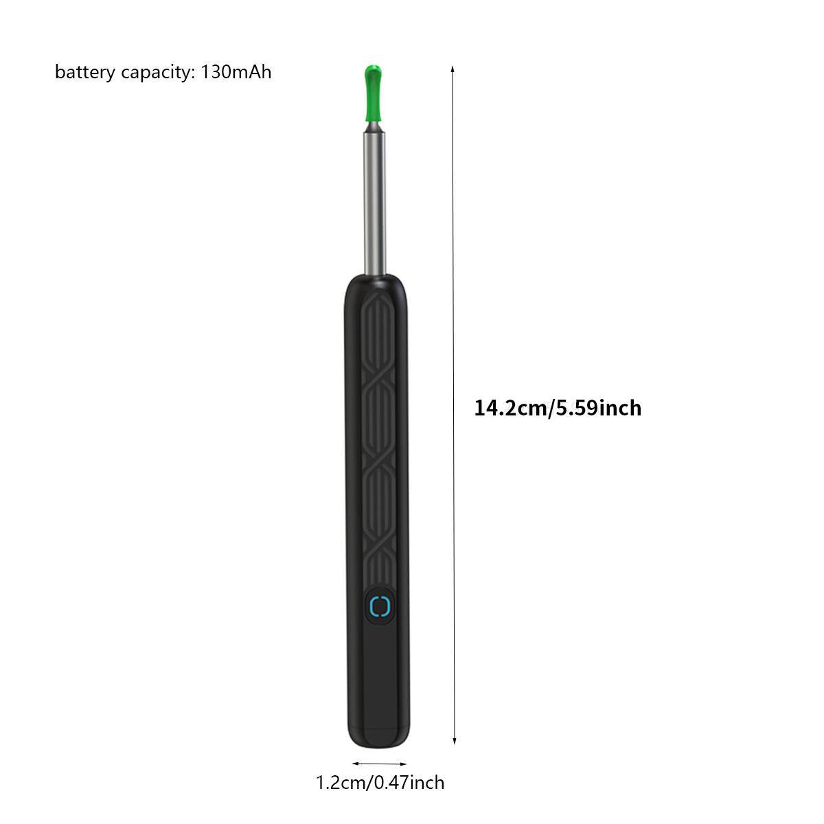 Visual Ear Wax Removal Kit with Camera and Light, Complete 8-Tool Set with 5 Replaceable Ear Scoops, Compatible with iOS & Android, Ear Wax Remover