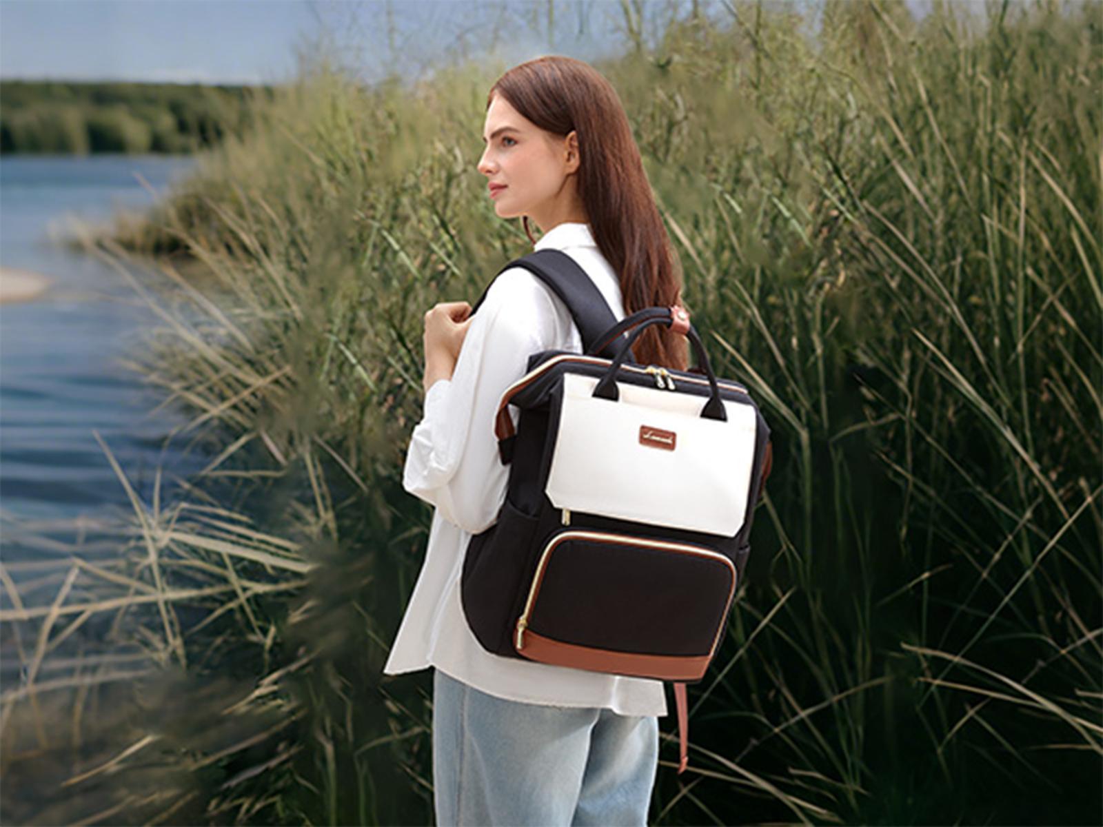 LOVEVOOK Laptop Backpack for Women with Giant Tumbler Holder Pocket, 15''/17'' Travel Work Backpack Purse for Nurse Teacher, Waterproof School Bag College Bookbag Cute Casual Daypack for Girls LOVEVOOK Laptop Backpack for Women with Giant Tumbler Holder Pocket, 15''/17'' Travel Work Backpack Purse for Nurse Teacher, Waterproof School Bag College Bookbag Cute Casual Daypack for Girls