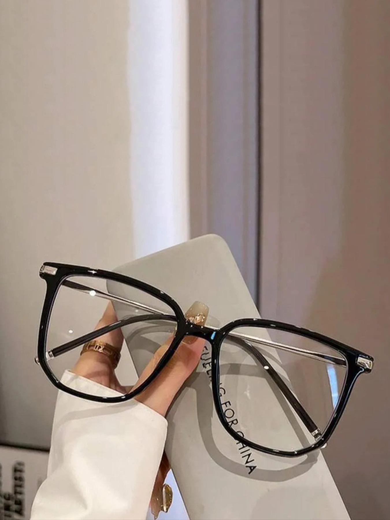 Women's Blue Light Blocking Glasses, Fashionable Design, Stylish Square Frames, Lightweight Comfort, UV Protection, Reduces Eye Strain & Migraine Relief