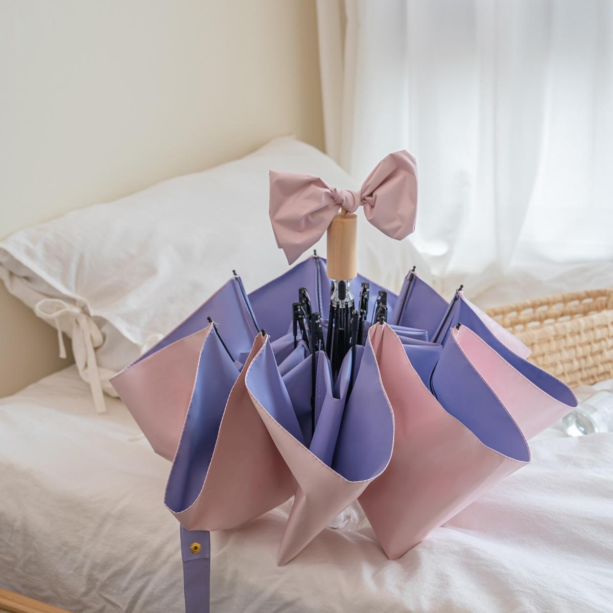 Manual High-Density Colorful Macaron Umbrella, Waterproof Sunscreen, Multiple Colors Available, Suitable for Daily Commute and Photography, Unisex