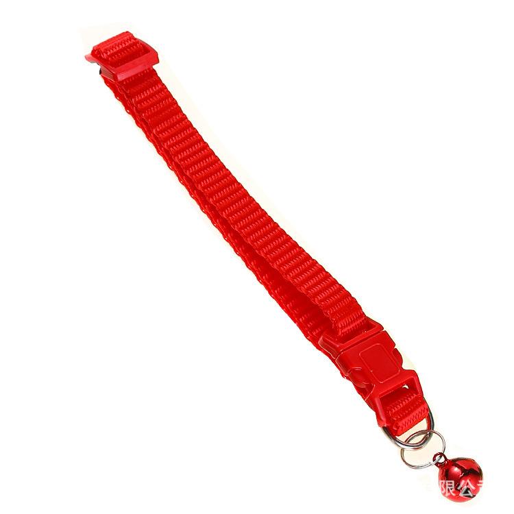 Mixed Color 10-Piece Cat Bell Collar Set, Simple Fashion Necklace, Adjustable Dog & Cat Collars, European Style, Stylish Pet Accessories