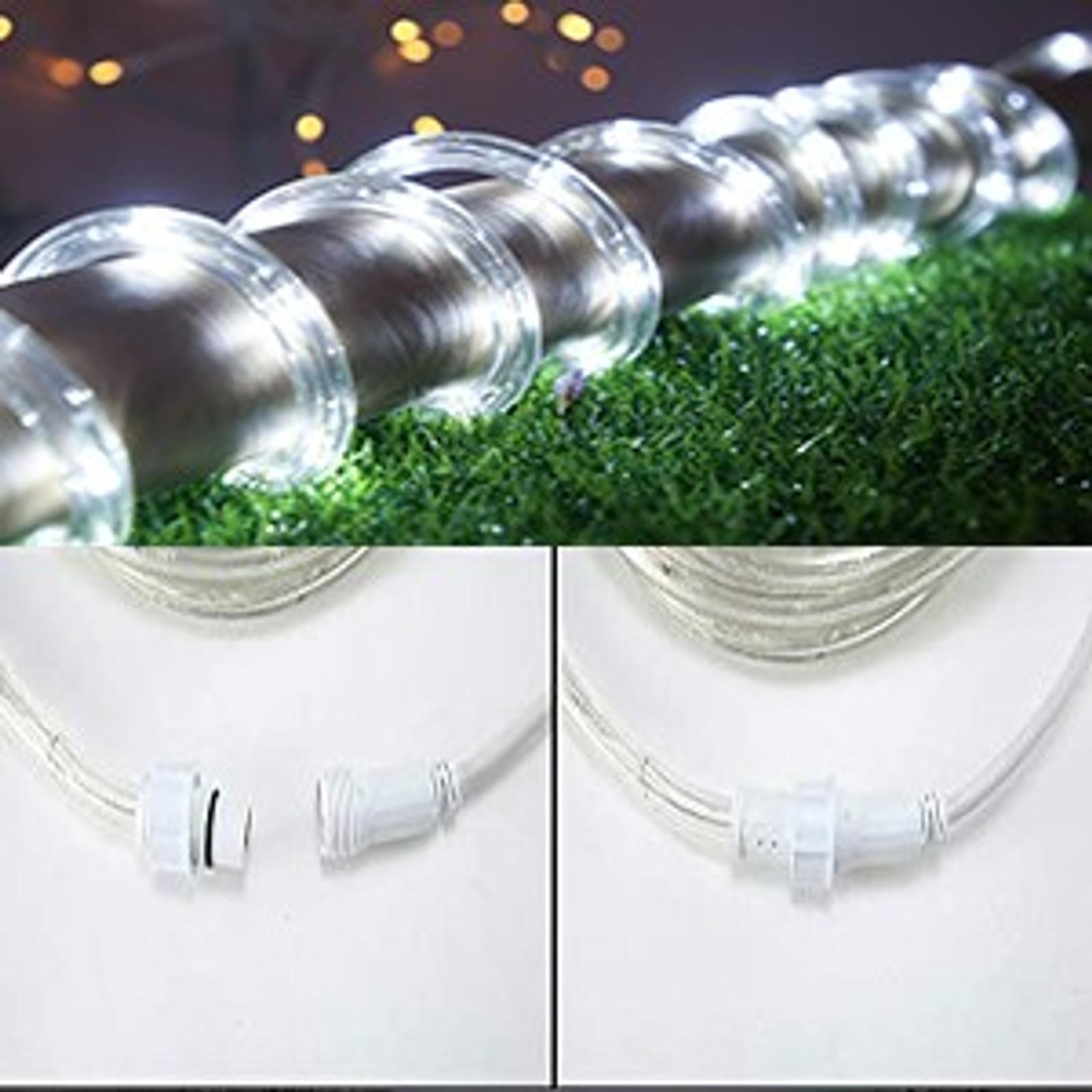 100ft LED Rope Lights, 720Led White Rope Lights for Outside, Connectable Rope Light, Indoor Outdoor Rope Lights Waterproof for Party, Wedding, Background, Trees, Pool, Eaves Decorations 100ft LED Rope Lights, 720Led White Rope Lights for Outside, Connectable Rope Light, Indoor Outdoor Rope Lights Waterproof for Party, Wedding, Background, Trees, Pool, Eaves Decorations