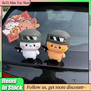 In Stock Yier And Bubu Car-Mounted Decorative Item Action Figure Trendy Doll Ornament Collection Desktop Decoration Toy Gift