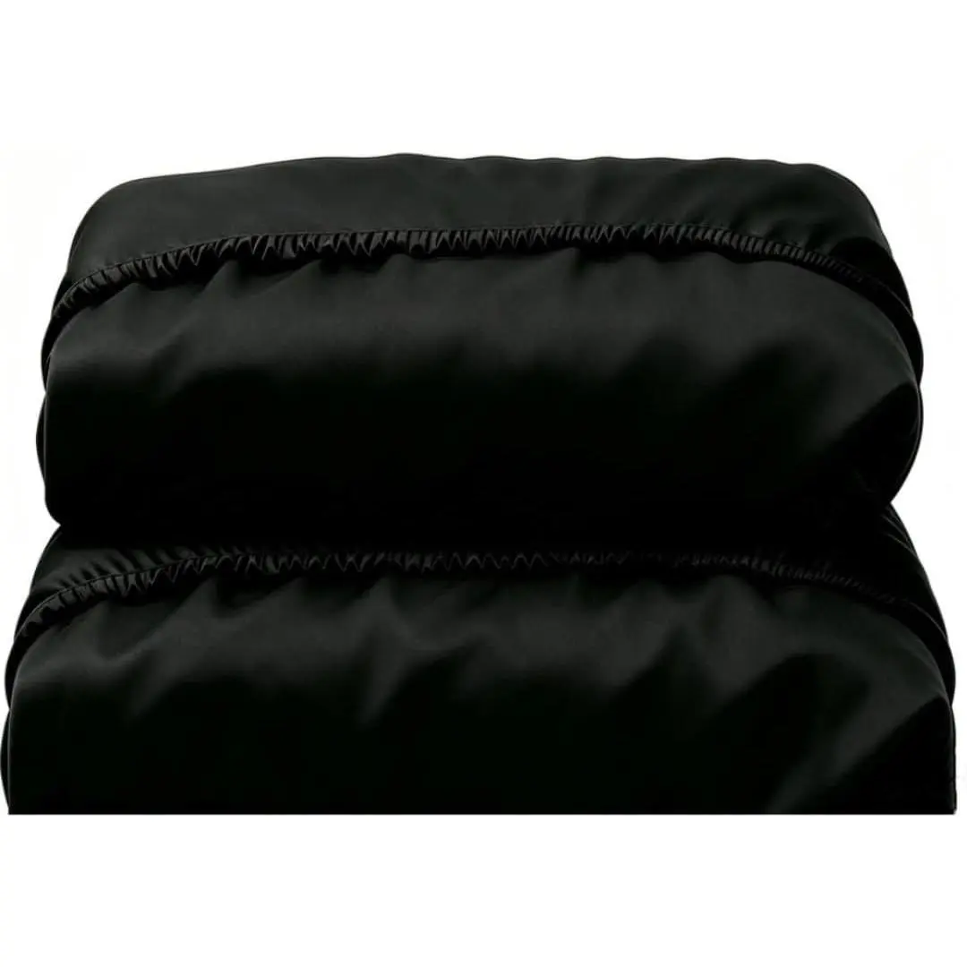 2-Pack Fitted Bottom Sheets - Premium Ultra-Soft Wrinkle Resistant Microfiber - Deep Pocket (Black, King-2Pack)