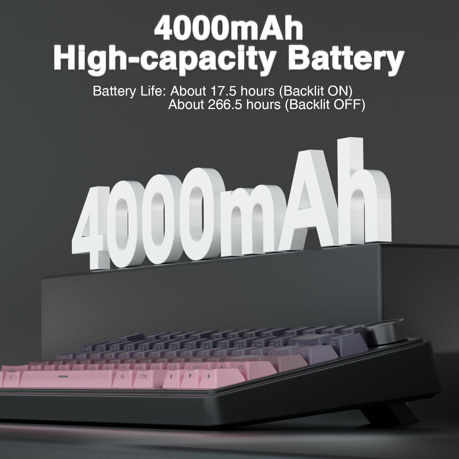 AULA F75 Pro Wireless Mechanical Gaming Keyboard with Knob Control 75% Washer Hot Swappable Custom Keyboard, Tri-Mode 2.4GHz/USB-C/BT5.0 RGB Backlight, Pre-lubricated Reaper Switches, PBT Keycaps (Gradient Pink)   FallFreshness TikTokShopfalldealsforyou