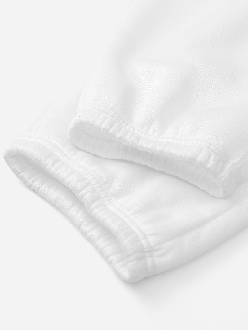 Men's Angel Print Warm Hoodie and Drawstring Waist Sweatpants Set, Casual Fitted Two-Piece, Spring & Fall Fashion