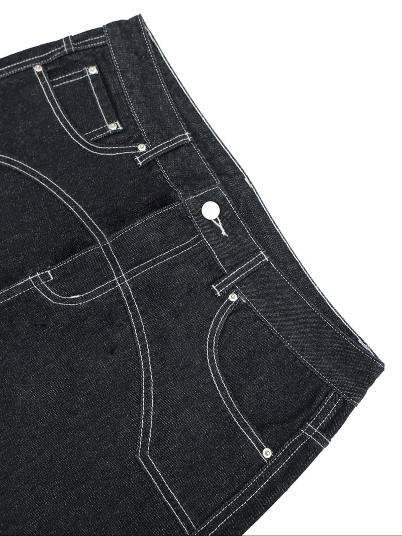 Men's Vintage Classic Loose Fit Wide Leg Jeans, Casual Denim Jeans for Men, Comfortable and Stylish Everyday Wear