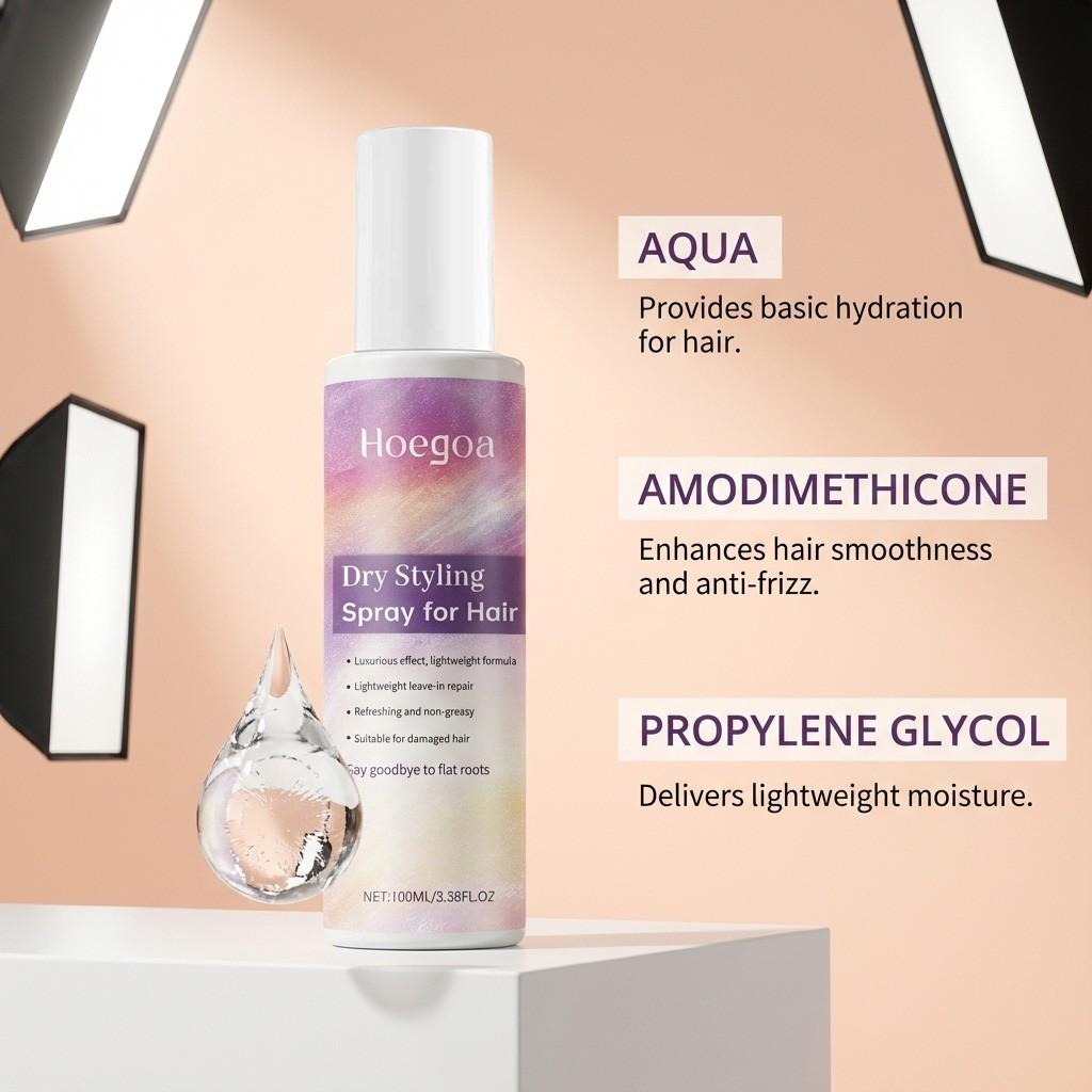 1 Piece/2 Pieces/3 Pieces No Rinse Hair Spray, Lightweight Volumizing Hair Mist, Refreshing Non-Sticky Formula, Portable Hair Care Spray