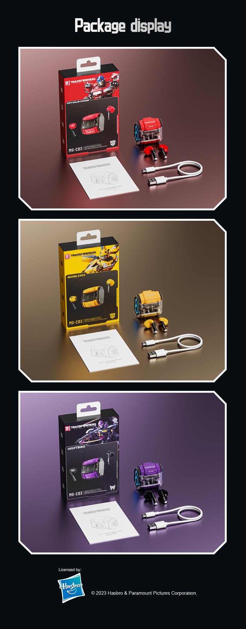 Transformers MG-C03 True Wireless Bluetooth Headphones