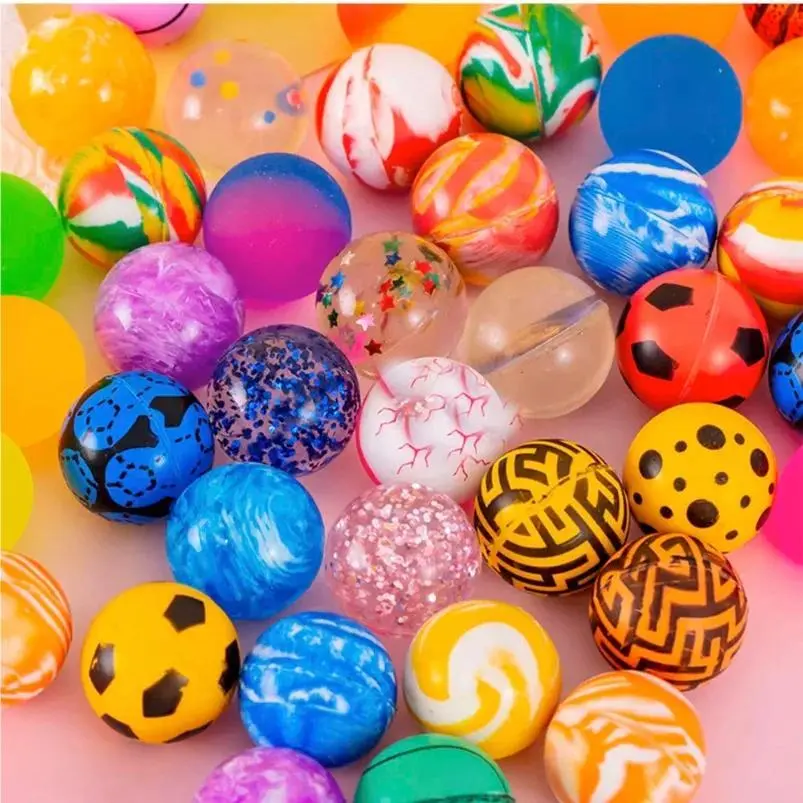 10-50Pcs Unisex Rubber Sports Bouncy Ball Toys, Kid Birthday Party Favors, Pinata Fillers, Goody Bag Gifts for Guests
