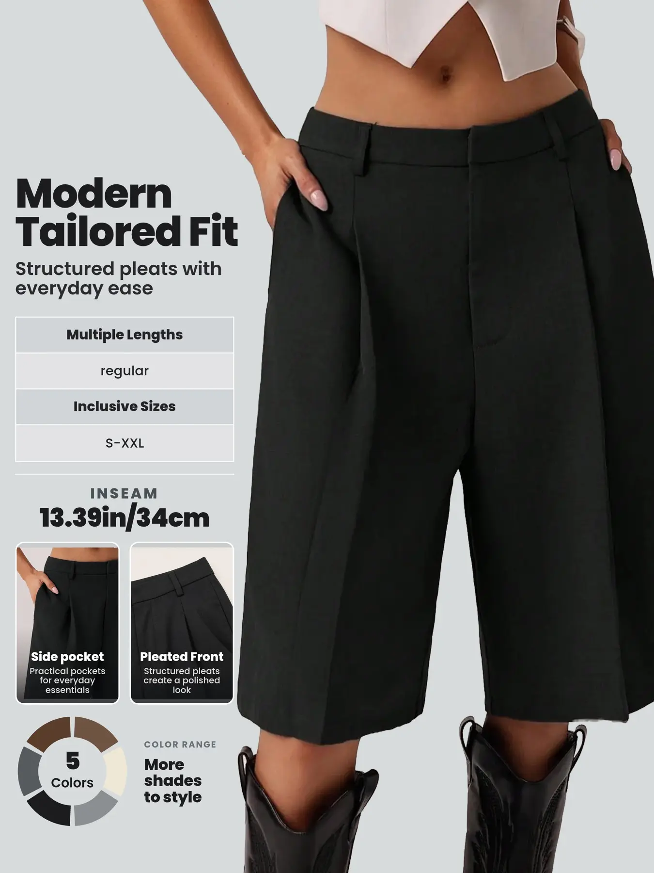 Women's Minimalist Casual Solid Color Fitted Pants, Comfortable and Aesthetic Stylish Trousers, Fashion Casual Comfy, Perfect for Daily Wear, Ladies Fashion Essential, Everyday, Casual Style Bottoms