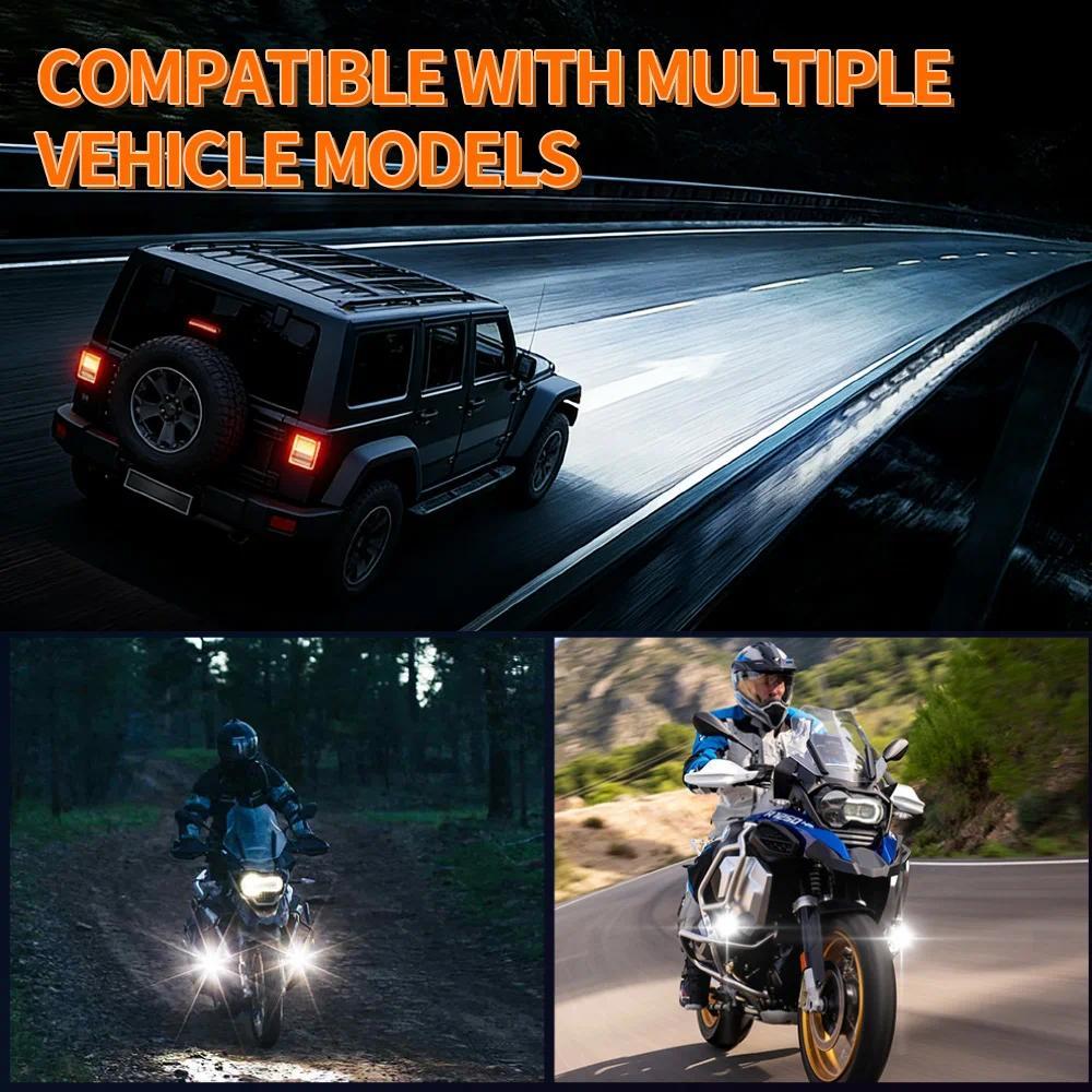 3 inch LED Pod Light Motor Spotlight for Off road lada Halo RGB Yellow Fog lamp 4x4 Driving light Flash 12V 24V
