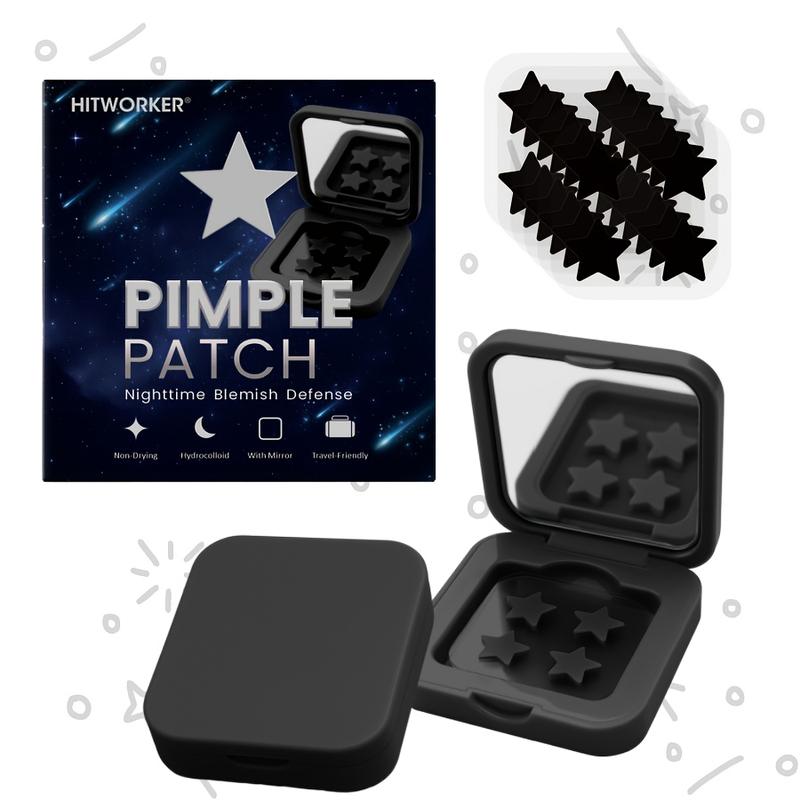60pcs Star Shape Pimple Patch Acne Patches with Mirror, Convenient and Stylish Emergency Solution for Clear Skin