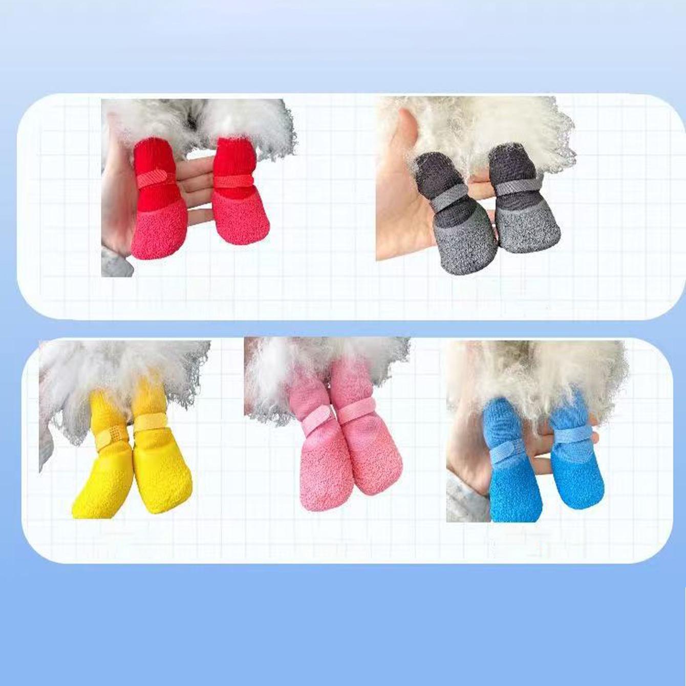 Non-Slip Dog Socks, Waterproof Soft Sole, Durable Breathable Pet Shoes, Universal Anti-Scratch Indoor Outdoor Dog Boots, Pet Supplies