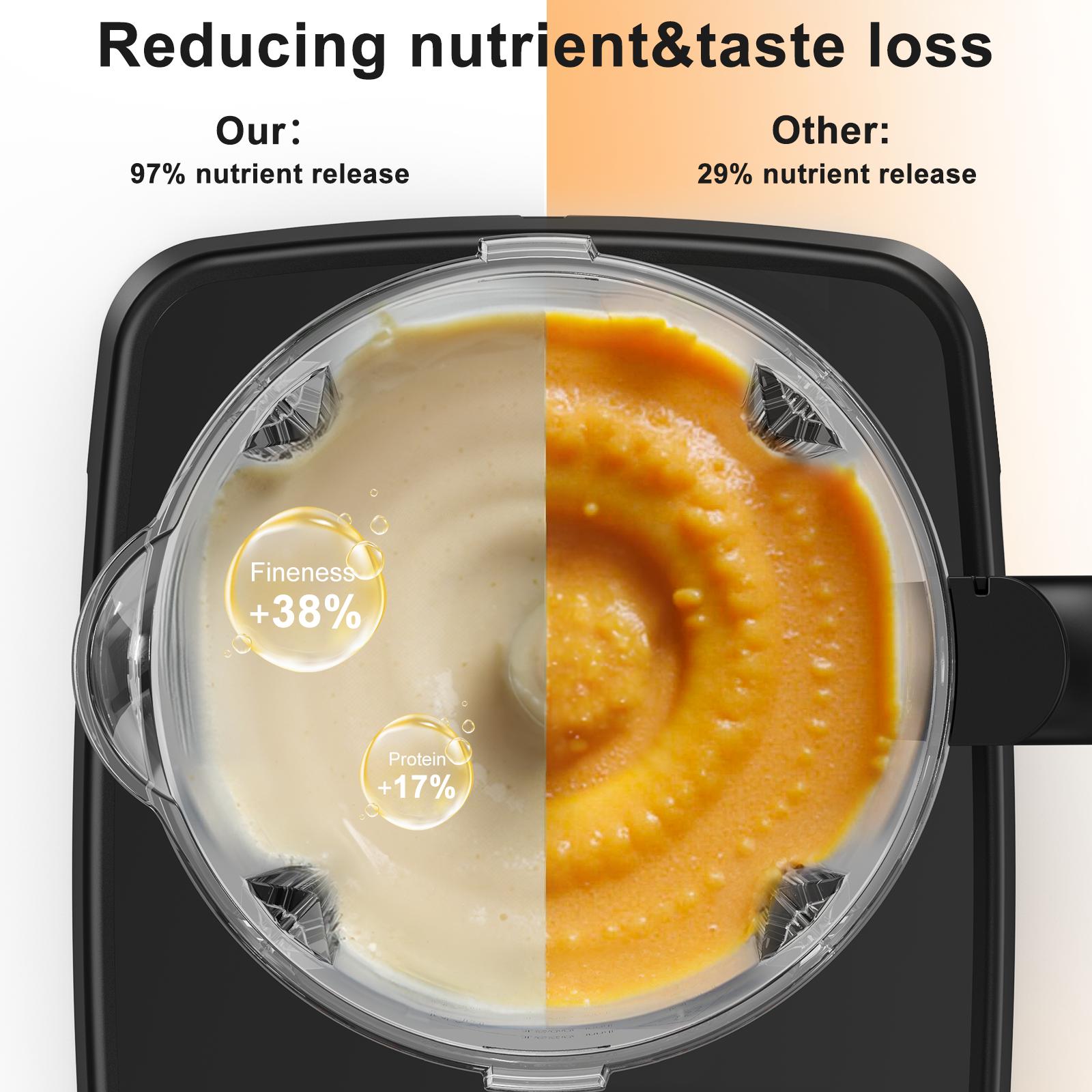 PRASKY Professional Heating 60oz-Glass Blender & Soy Milk Maker,24H Delay Cook, 600ml Stainless Steel Thermos/10-in-1 Multi-Function Smart Blender for Soups,Shakes and Smoothies & Juice, Soup Maker with Stew Pot, Kitchen Appliances SMARTLIVING