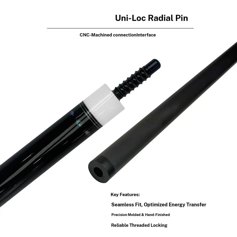 2026 new design billiard cue. Inlaying technique carbon fiber 1/2 billiard cue comes with a cue box and accessories. It features a 58 inch, 11.8mm cue tip Comes with cue case + leather tip + gloves + towel + chalk