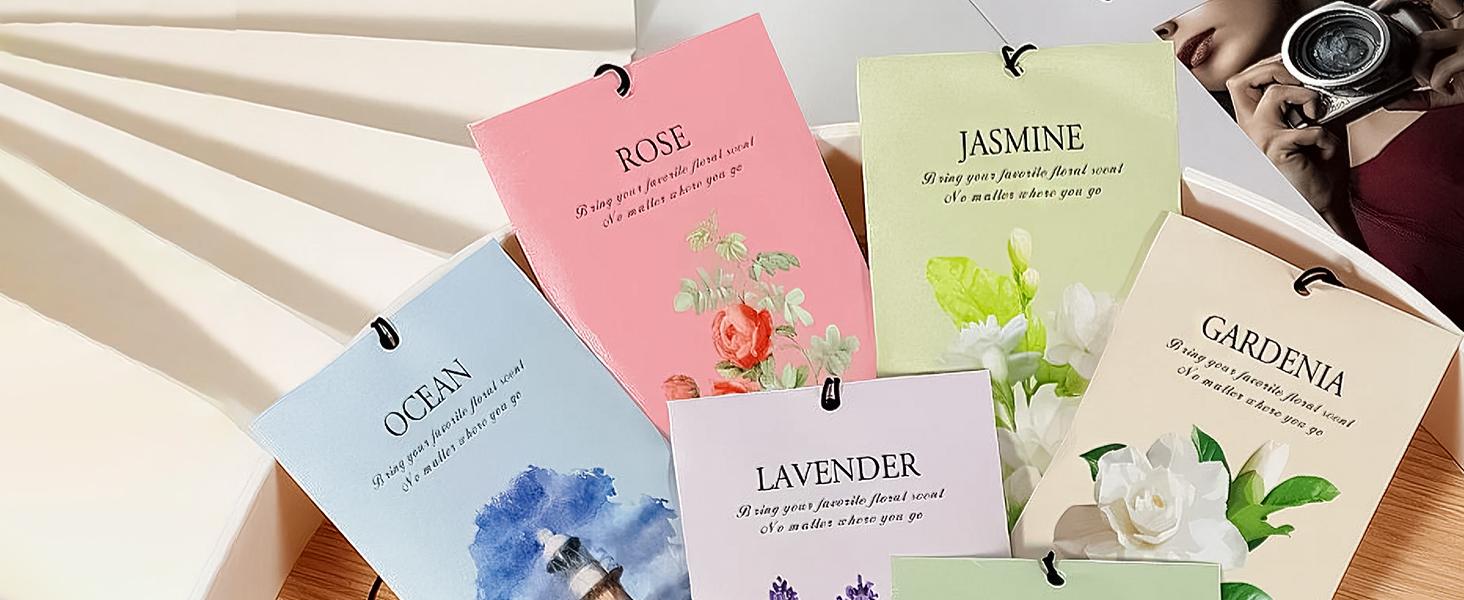 Lavender Scented Sachet Bags - 12 Pack Home Fragrance Fresheners, Long-Lasting Odor Eliminator for Drawers, Closets & Cars