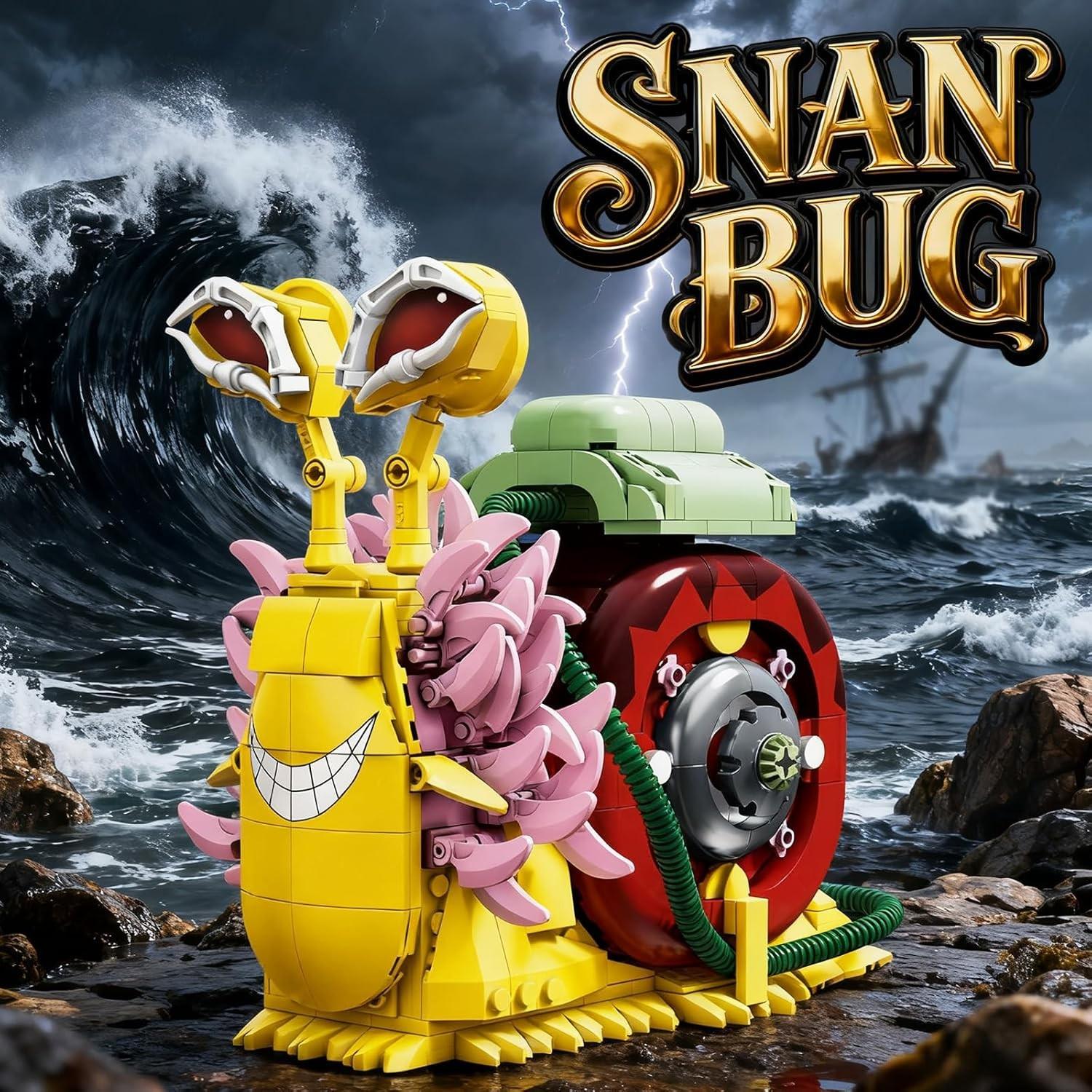 Plop plop plop~ ? Can you hear me? 573-piece One Piece best-selling Transponder Snail building blocks. Build your own iconic One Piece Transponder Snail! 3D educational assembly model ??&zwj;☠️ #OnePiece #AnimeGift