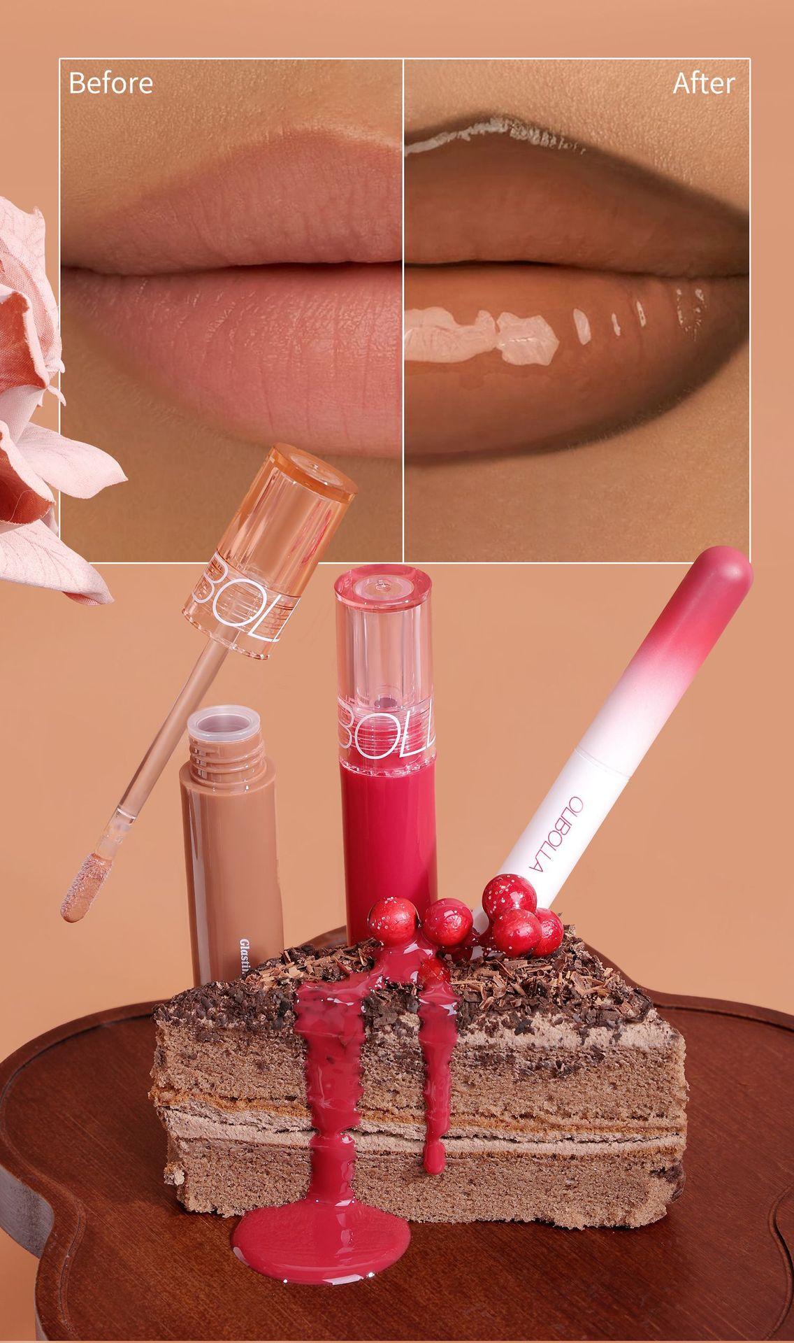 3 Piece Matte Lip Liner Set, Water Gloss Lipstick Makeup Combo, Long-Lasting Non-Fading, Easy Application, Perfect for Students and Dates, Lippie Pencil Kit