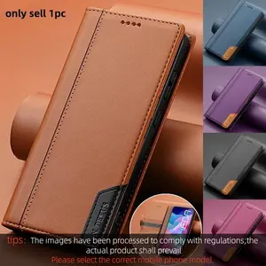 Magnetic Flip Leather Protective Case For Samsung Galaxy S26 S25 Edge S24 S23 Ultra S22 S21 FE S20 S10 Plus Note20 A17 A16 A56 Wallet Cover, for Smartphone Accessories