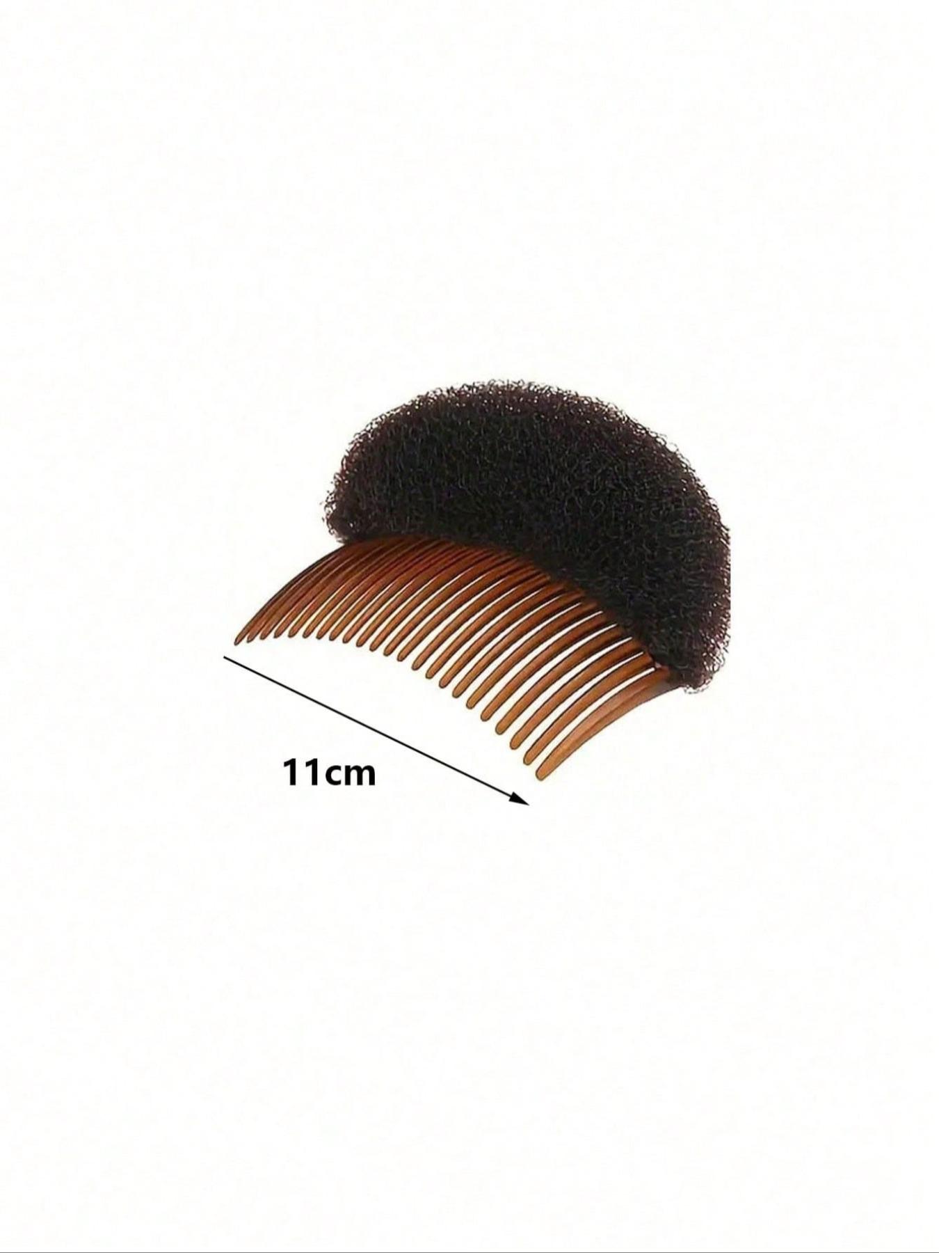 Fluffy Sponge Hair Cushion Volumizing Root Lift Tool ，Hair Accessories for Girls Hair Volume Invisible Hair Pad, On Both Sides Heightening Invisible Sponge Back Head Hair Comb, Sponge BB Hair Clip Headpiece - DIY Dry Hair Styling, Natural Look Voluminous