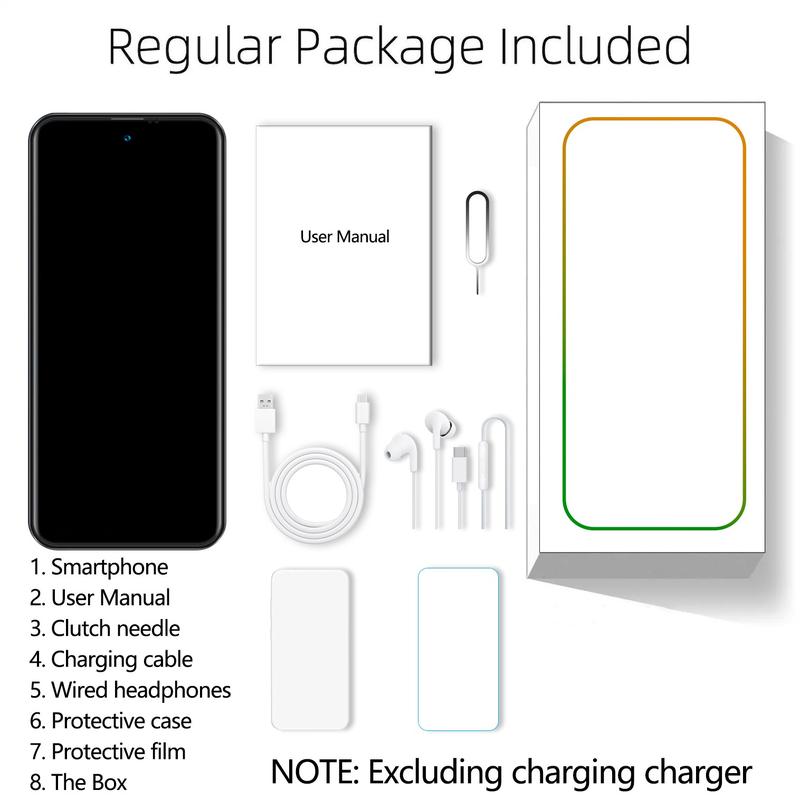 Fuffi Smartphone Global 4g Dual Sim Card, 6.56 Inch HD Screen, Quad-Core Processor, 3gb RAM 32GB ROM, 3100mah Battery, Metal integrated frame, Android System, Android Cell Phones