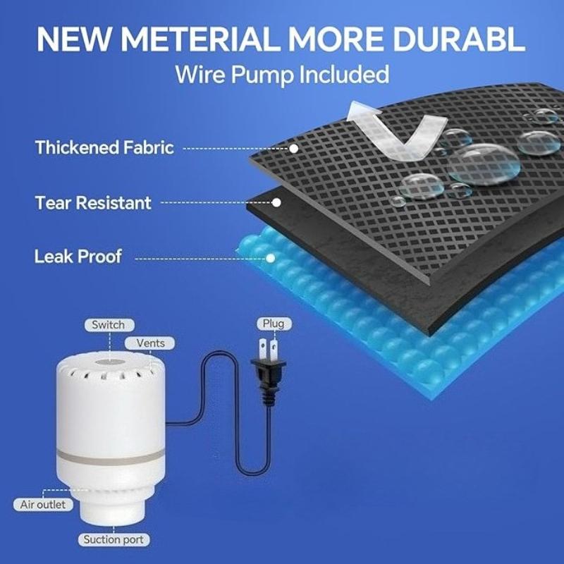 Vacuum Storage Bags with Multiple Sizes Electric Air Pump Space Saver Bags, Vacuum Sealed Bags for Comforters, Blankets, Clothes Storage