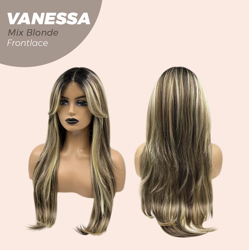JBEXTENSION 26 Inches Curly Fashion Women Pre-Cut Frontlace Wig VANESSA LACE JBEXTENSION 26 Inches Curly Fashion Women Pre-Cut Frontlace Wig VANESSA LACE
