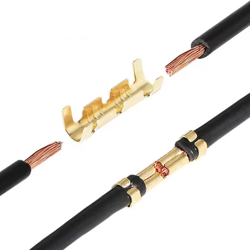 100 U-Type Cable Connectors, Cold Plug Connector with Precision Teeth Design, Ideal for Precise Applications, Model Xinghao