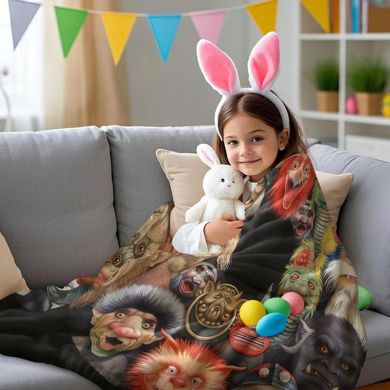 Labyrinth Pattern Blanket, Suitable For Children And Adults As Daily Holiday Birthday Gifts, Soft, Warm, And Lightweight Plush Blanket, Suitable For Bed, Sofa, Car, And Room Decoration