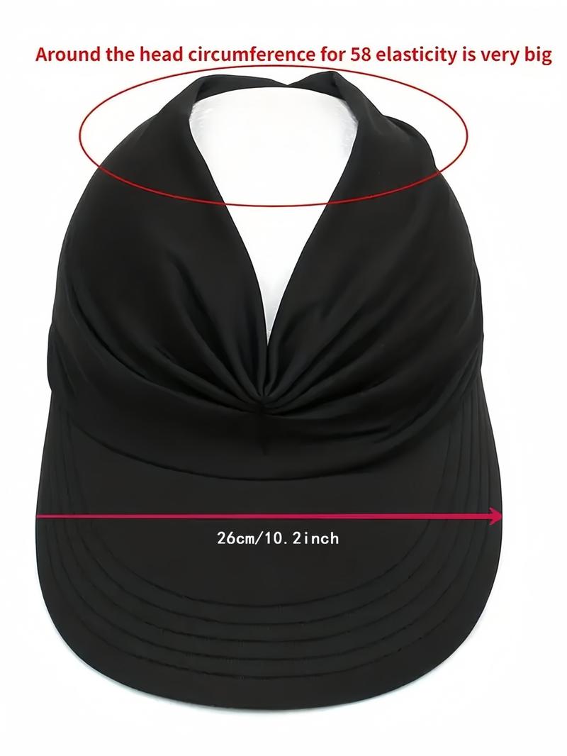 Women's Sun Protection Wide Brim Hat, Sunscreen Hat, Casual Outdoor Beach Sun Hat for Women & Girls, Fashion Accessories for Traveling & Beach Party