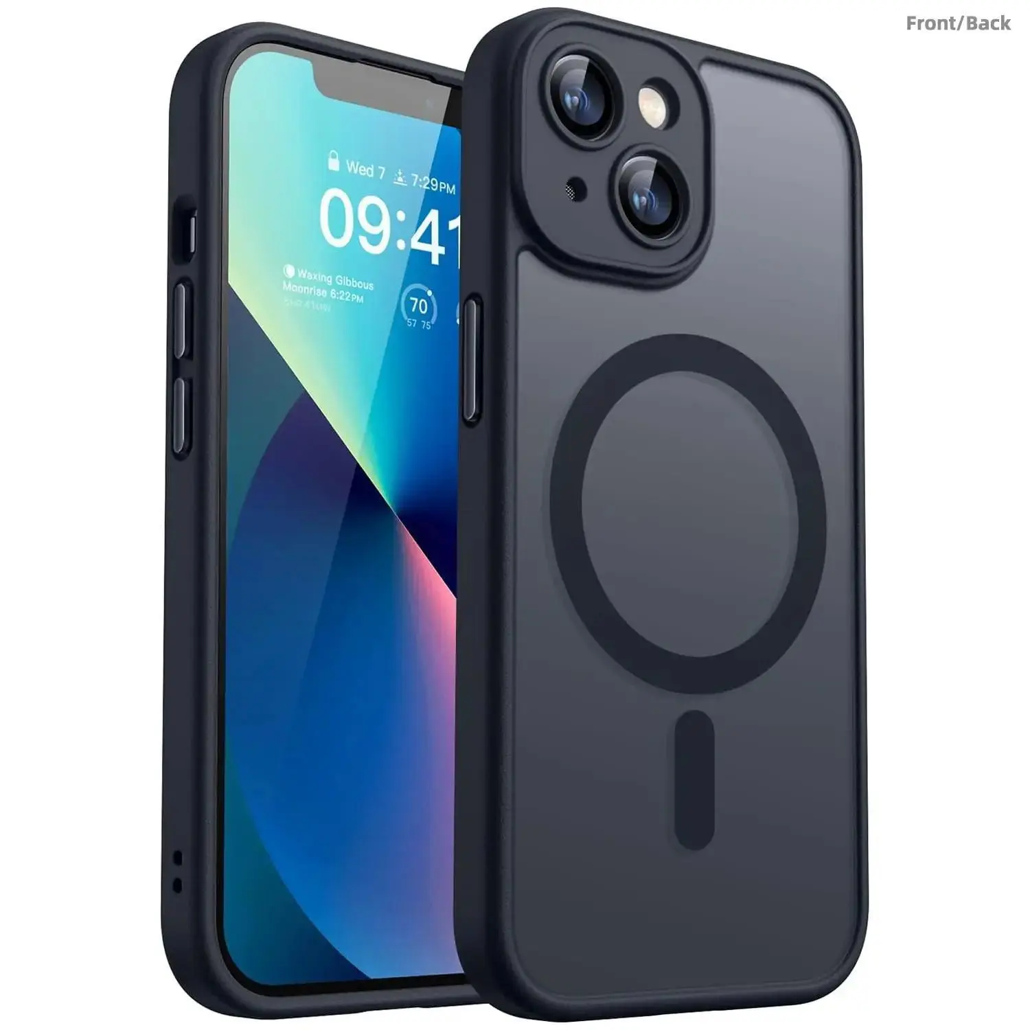 Magnetic for iPhone 18 17 16 15 14 13 12 11 Case, Upgraded [Full Camera Protection] [Compatible with Magsafe] [Translucent Matte] Shockproof Protective Phone Case Cover for iPhone 12