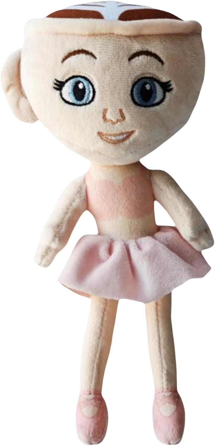 Italian  Plush, 10" Soft Adorable Stuffed Ballerina Cappuccina Plush Pillow for Video Game Fans