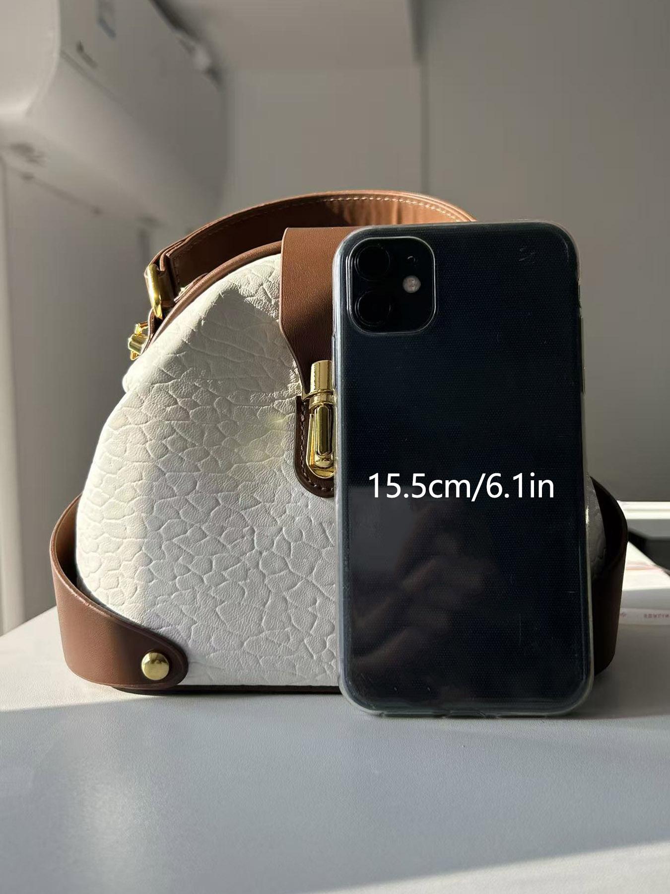 Women's Elegant Colorblock Handbag, Fashionable PU Leather Crossbody Bag, Casual Trendy Versatile High-end Commuting Bag, Casual Commuter Bag, Crossbody Shoulder Bag