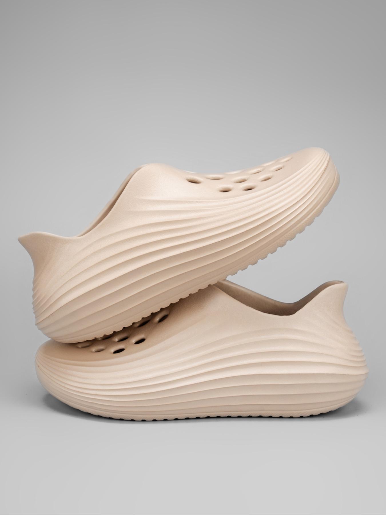 Unisex's Sporty Breathable Slides, Sliders Shoes, Comfortable Non-slip Slippers, Soft Comfy Slippers for Indoor & Outdoor Wear, Walking Shoes