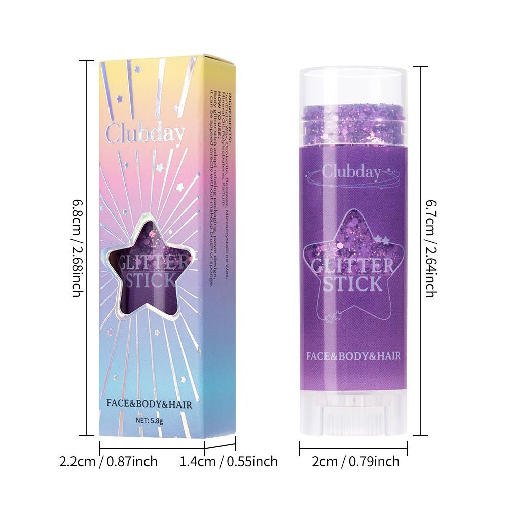 Shimmer Eye Shadow Stick, Bright Lip Gloss & Body Art, Perfect for Festive Makeup, Glittery Finish, Vibrant Colors, Essential Beauty Tool