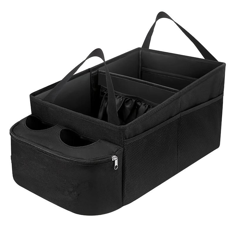 Large Capacity Foldable Oxford Car Seat Organizer Multifunctional Rear Seat Storage Box