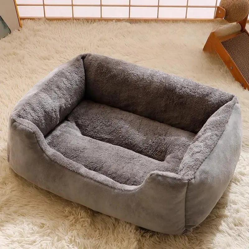 All-Season Pet Bed for Medium & Large Dogs & Cats, Warm Winter Bed, Removable Washable Anti-Slip Bite-Resistant Soft Pet Mattress.